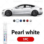 Model 3 touch up paint in pearl white with easy application for seamless repairs