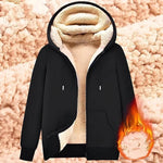LETSNAGOU cashmere men's hoodie with soft lining and two front pockets for warmth and style