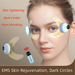 EMS Skin Rejuvenation Device for Skin Tightening and Reducing Dark Circles, muscle stimulator for eye fatigue
