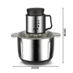 Modern stainless steel food processor with clear lid and ergonomic handle for efficient food preparation