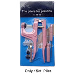 Snap pliers kit for cloth with tools for easy plastic and fabric fastening