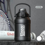 Durable Stainless Steel Sports Water Bottle with 1000ML capacity for athletes and outdoor activities