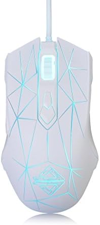 AJ52 Watcher RGB Gaming Mouse, Programmable 7 Buttons, Ergonomic LED Backlit USB Gamer Mice