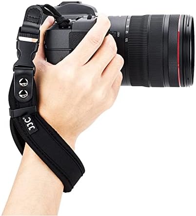 JJC Soft Camera Hand Strap Wrist Strap for Canon Rebel T7 T6 T8i SL3 90D EOS R R10 RP M50 M6 Nikon