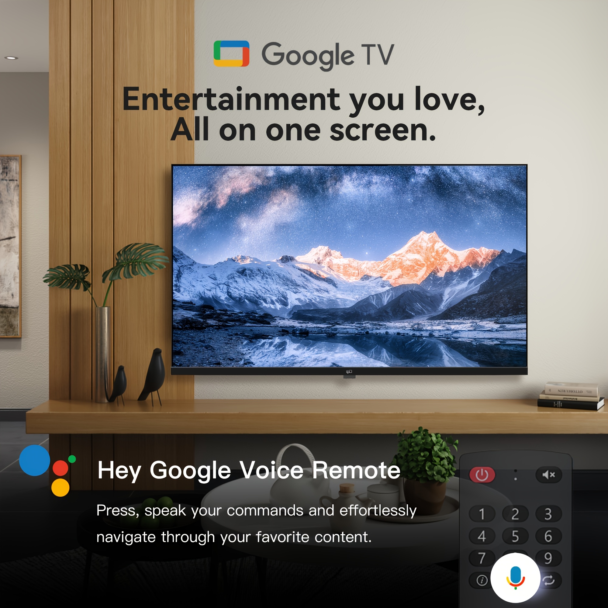 FPD 32 Inch Smart TV Google TV HD 720p With Google Play and Google Cast - Image 5