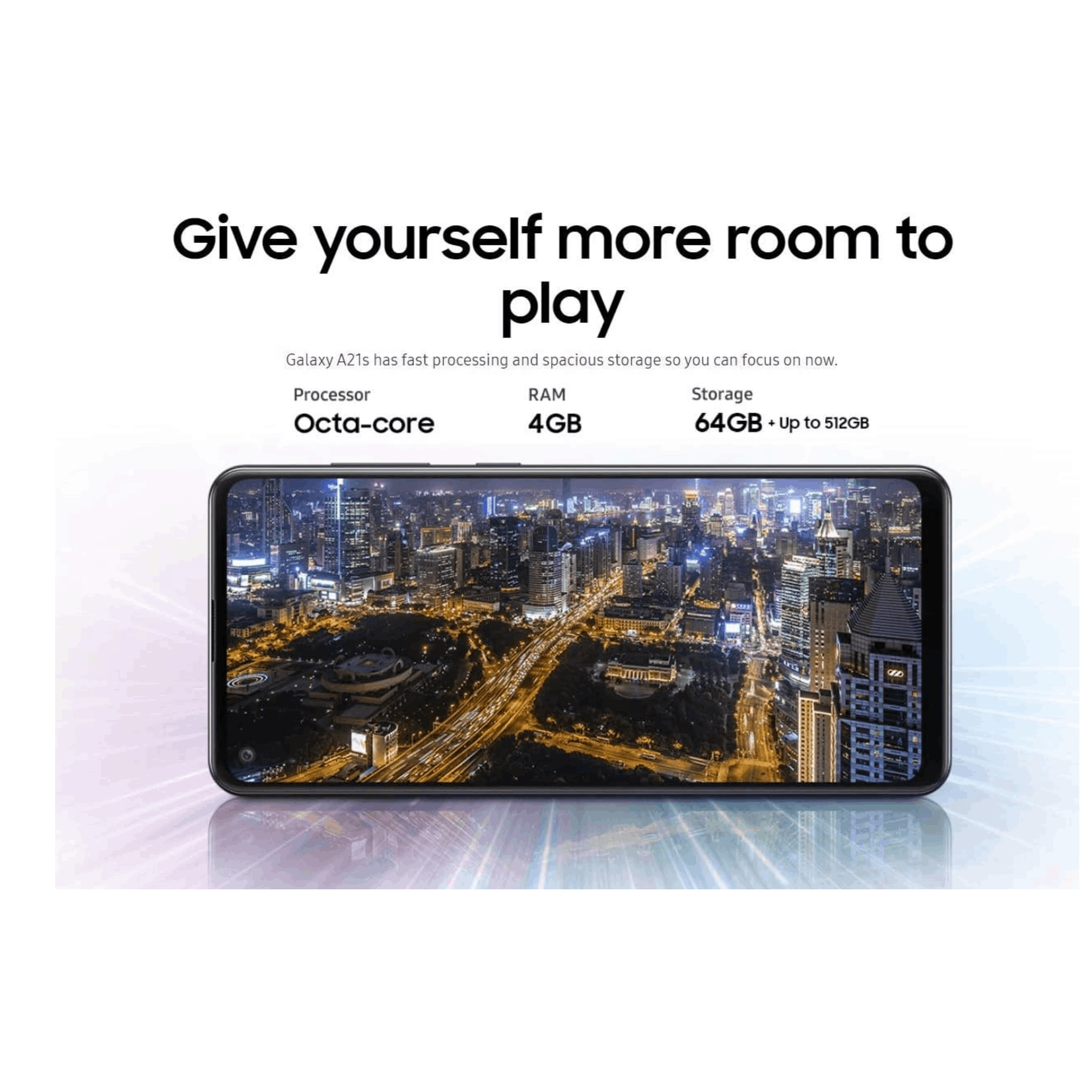 Samsung Galaxy A21s, SM-A215M 6.5" Display HD + TFT, 720 x 1600 pixels, 20:9 ratio, Dual SIM, Fingerprint (REAR), Black - Image 3