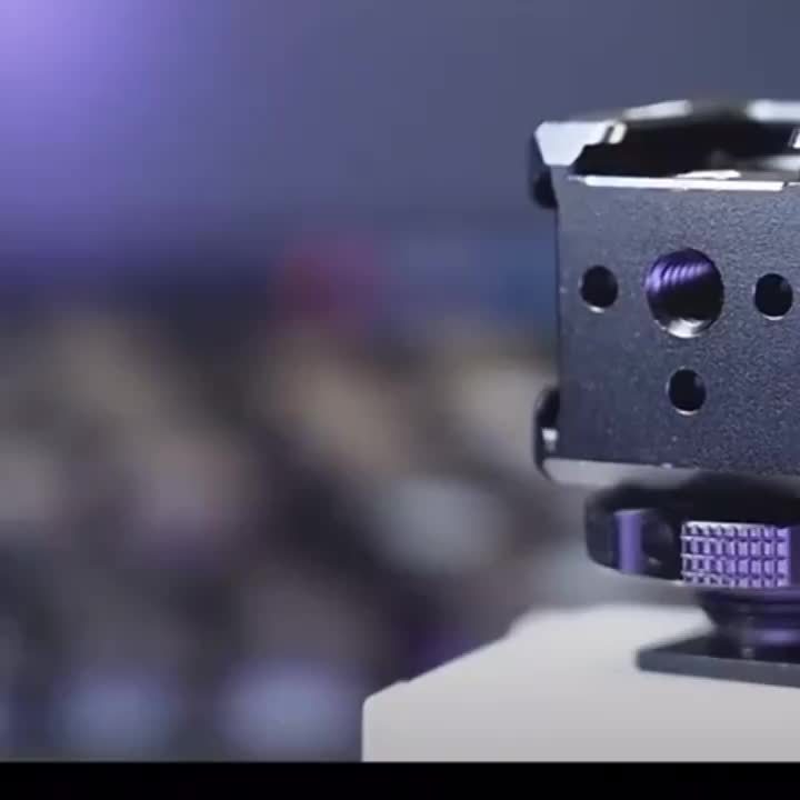 Zxun Gt Heavy-Duty Triple Cold Shoe Mount Adapter with 1/4" Arri Hole Camera Cage Base, Compatible with DSLR - Image 9