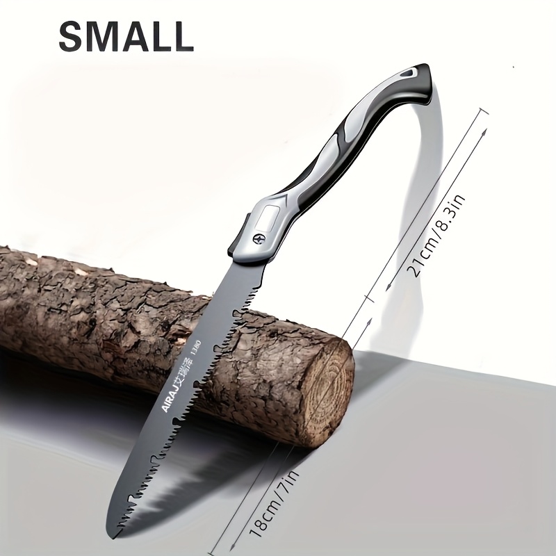 AIRAJ 1pc Industrial Grade Folding Saw Heavy-Duty Manual Cutting Tool with Anti-Slip Durable Handle - Image 3
