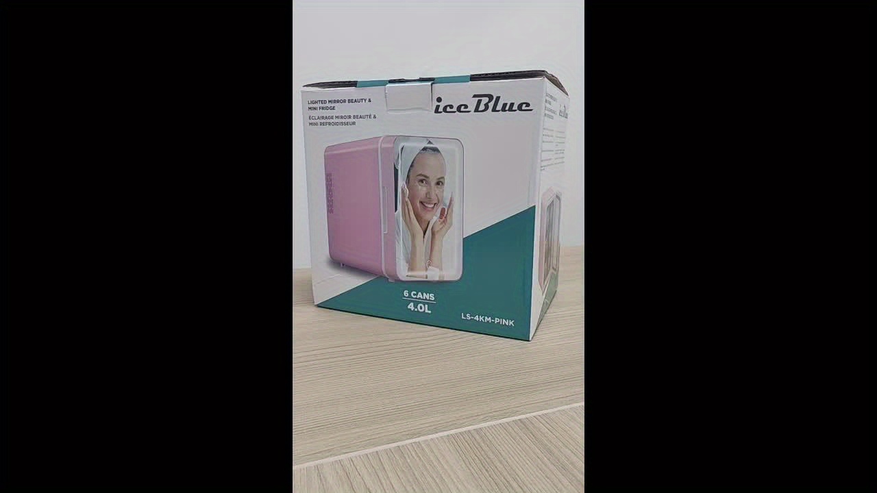 1.06gal Portable Refrigerator with Mirror And Light for Both Heating And Cooling - Image 12