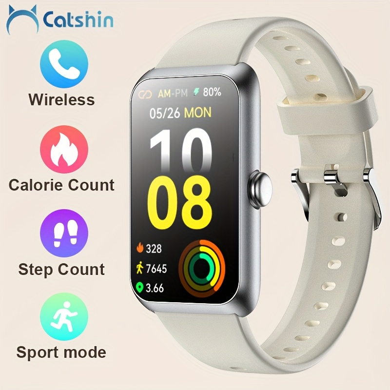 1.47-Inch HD Touchscreen Smartwatch, Unisex Fitness Tracker with SMS Alerts - Image 8