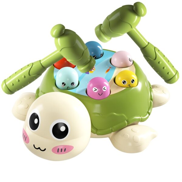 Educational Turtle Toy Designed for Hammering And Pounding, Aimed at Improving Hand-Eye Coordination