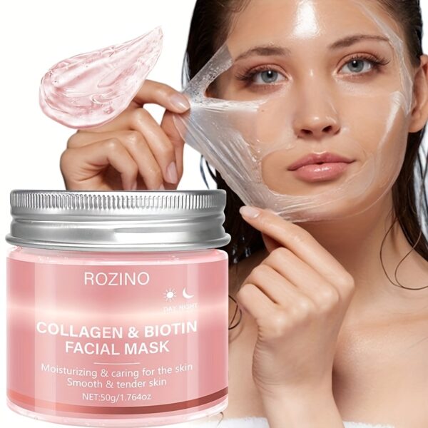 50 gbiotin Collagen Day and Night Mask, Moisturizing, Keep the Skin Hydrated and Full, Firming the Skin