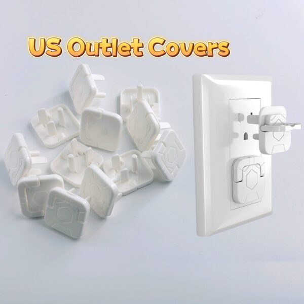 12pcs US Standard Outlet Plug Covers, Youngsters Proofing Outlet Covers
