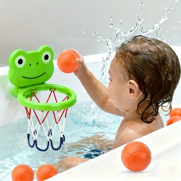 Children's mini cartoon animal basketball rings, children's bath toys, baby bath toys and games, the perfect gift prepared for children