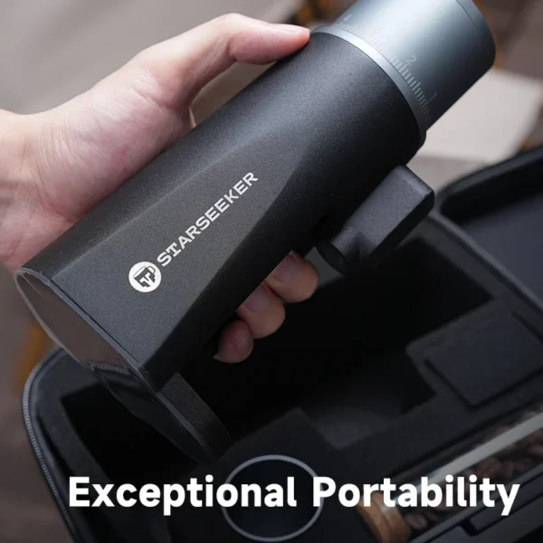 STARSEEKER EDGE Mini Portable Electric Coffee Grinder 38mm Cone Burr Stepless Adjustable Type-C Home Outdoor Travel Suit — STARSEEKER