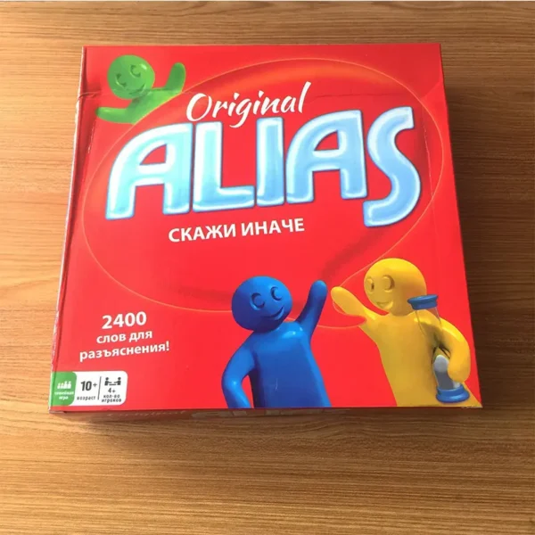 Russian ALIAS card board game family interactive puzzle children's game chess educational toys — Russian