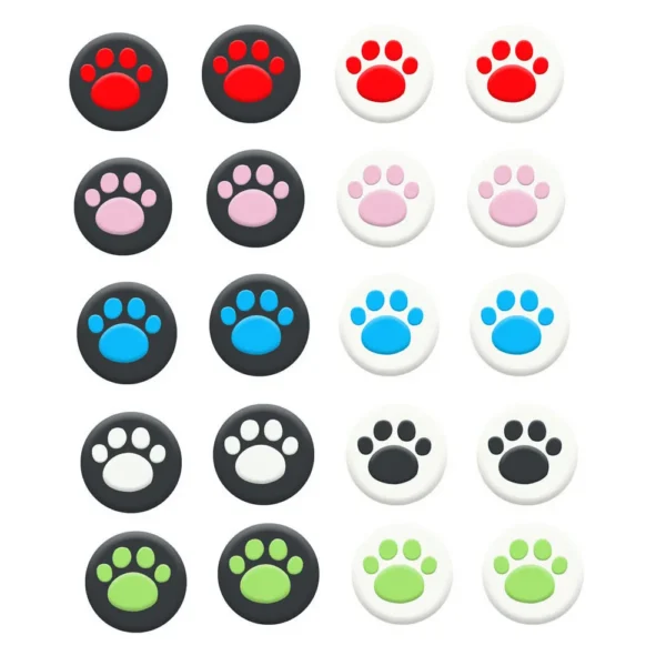 Cat Paw Thumb Stick Grip Cap Joystick Cover Case For Sony PS5 PS4 PS3 Slim Xbox 360/One Series X/S Elite Switch Pro Thumbstick — Sony