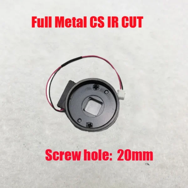 Full Metal High Quality CCTV Camera IP camera Module Accessories CS Mount Lens IR-Cut Filter, — Full