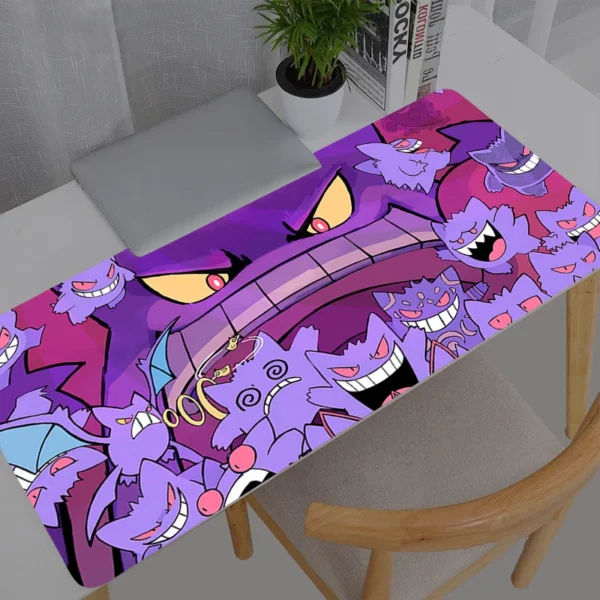 Mouse Pad Pokemon Pikachu Gengar Anime Gaming Accessories Mousepad Gamer PC Completo Computer Keyboard Desk Mat Varmilo — Mouse