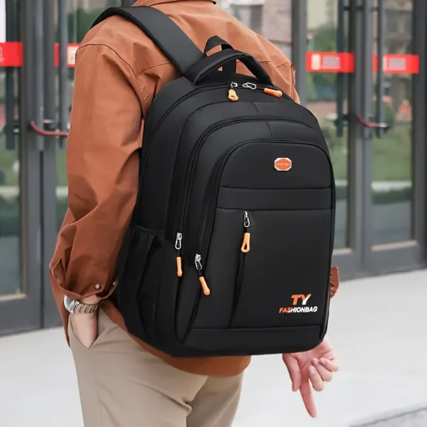 1 Pc Men's Backpack, Large Capacity Waterproof Casual Backpack,Adjustable Computer Backpack — Generic