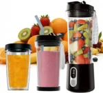 Portable 500ml Electric Blender, 300W for Smoothies, Juices, Baby Food - Travel & Office Use — Portable
