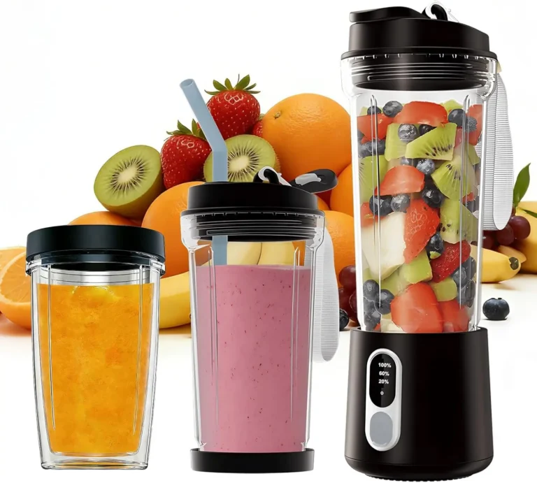 Portable 500ml Electric Blender, 300W for Smoothies, Juices, Baby Food - Travel & Office Use — Portable
