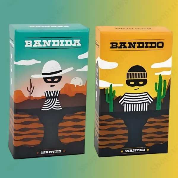 Bandido Bandida Family Table Game 1-4 Players Strategy Card Game For Party Fun With Chinese English Explanations Christmas — Bandido
