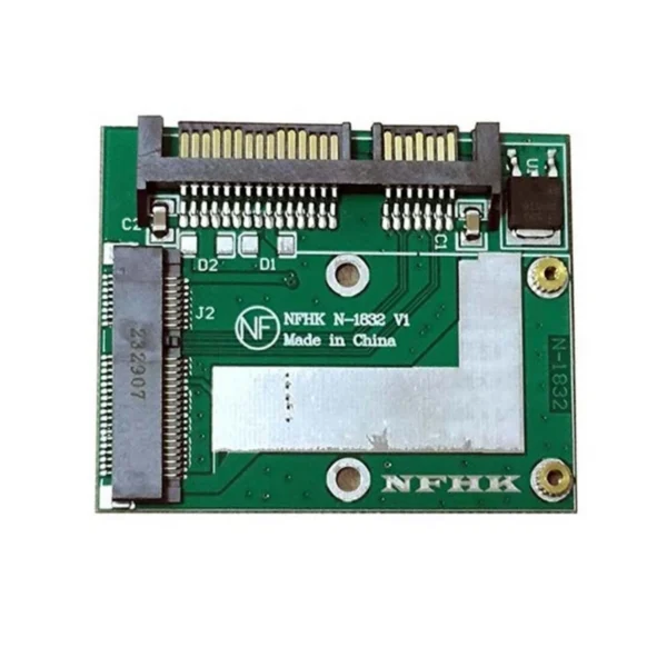 mSATA to 2.5in SATA3 6Gbps SSD Adapter Converter Card Mini PCIE SSD Adapter Expansion Module Board for Laptops — Generic