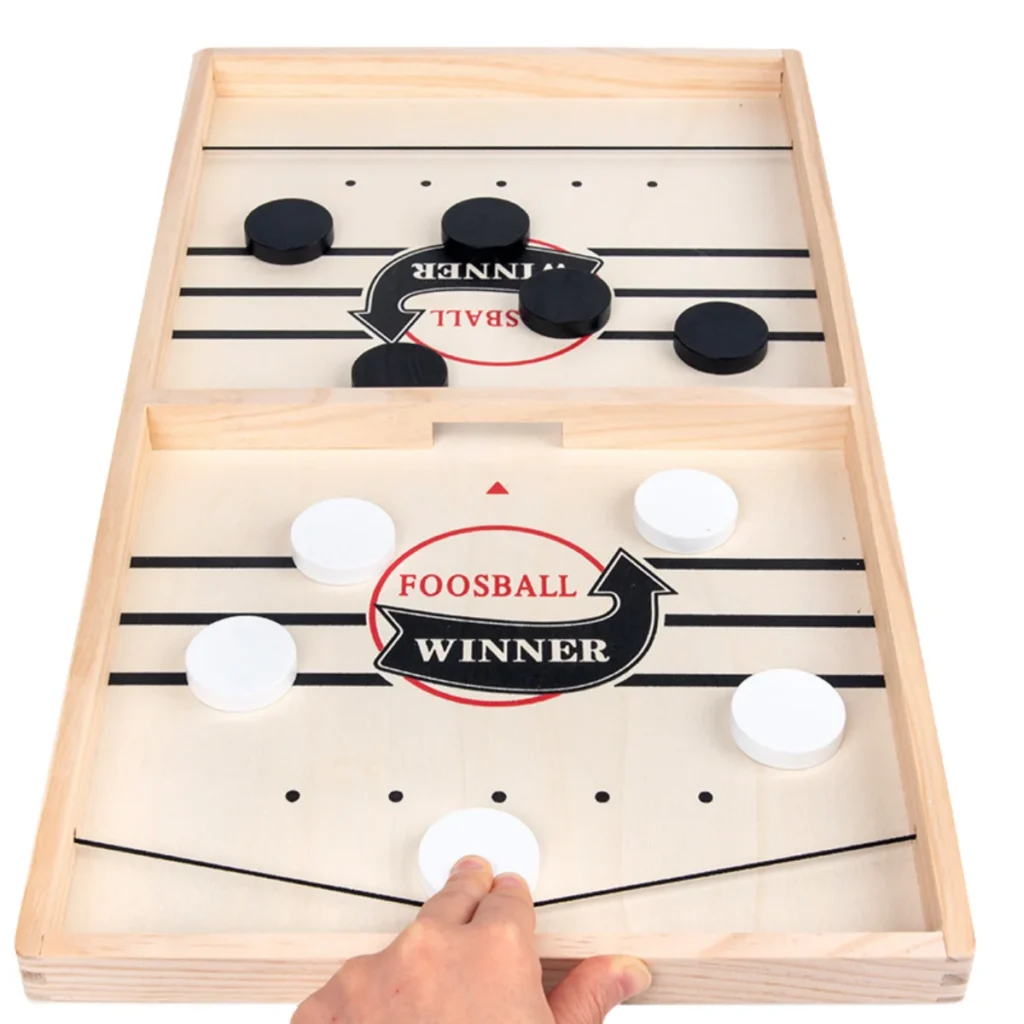 Foosball Winner Games Table Hockey Game Catapult Chess Parent-child Interactive Toy Fast Sling Puck Board Game Toys For Children — Foosball