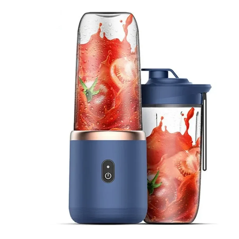 Portable Fruit Juice Blenders Summer Personal Electric Mini Bottle Home USB 6 Blades Juicer Cup Machine For Kitchen — MAC