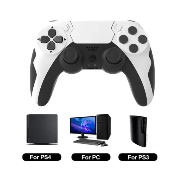 GAMINJA P48 Wireless Gamepad with Six Axis Gyroscope Game Controller For PS4 PS3 Console Wins 7 8 10 Dual Vibration PC Joystick — GAMINJA
