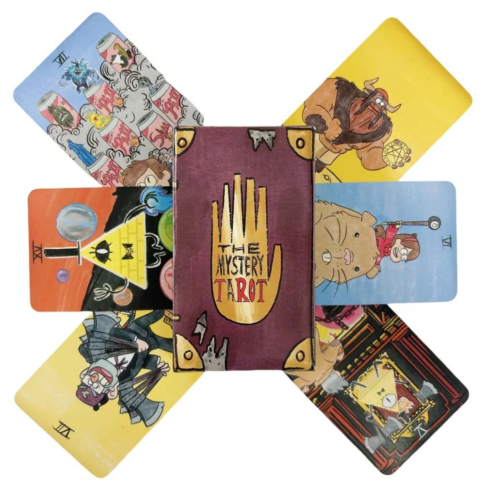 The Mystery Tarot 78 Card Deck for Mysterious Divination Family Party Gift English Version Oracle 10.3x6cm Board Playing Game — The