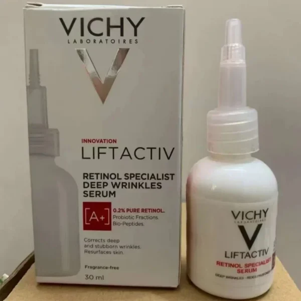 Retinol Firming Moisturizing and Hydrating Concentrated Serum Decreases Fine Lines Brightening Facial Skin Care White Skin — Retinol