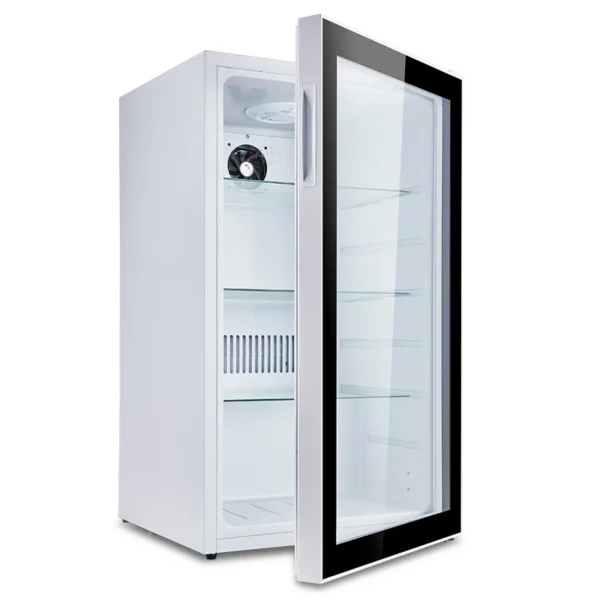 95L Mini Fridge with French Door Portable Home Refrigerator Cooler Battery-Powered for Hotel Application — Generic