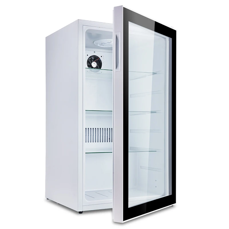 95L Mini Fridge with French Door Portable Home Refrigerator Cooler Battery-Powered for Hotel Application — Generic