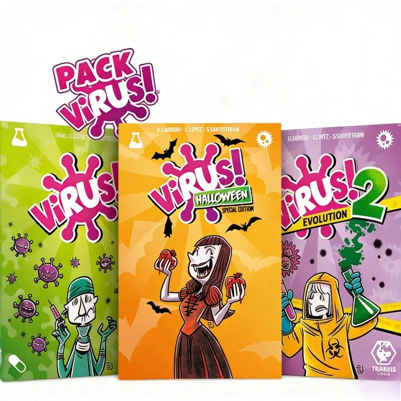 The latest Virus virus infection card interactive toys foreign version of the family gathering game spot. card games — Ring