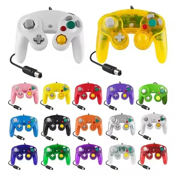 Wired Game Controller for GameCube NGC Single Button Wired Gamepad Joystick for NGC Game Console — Wired