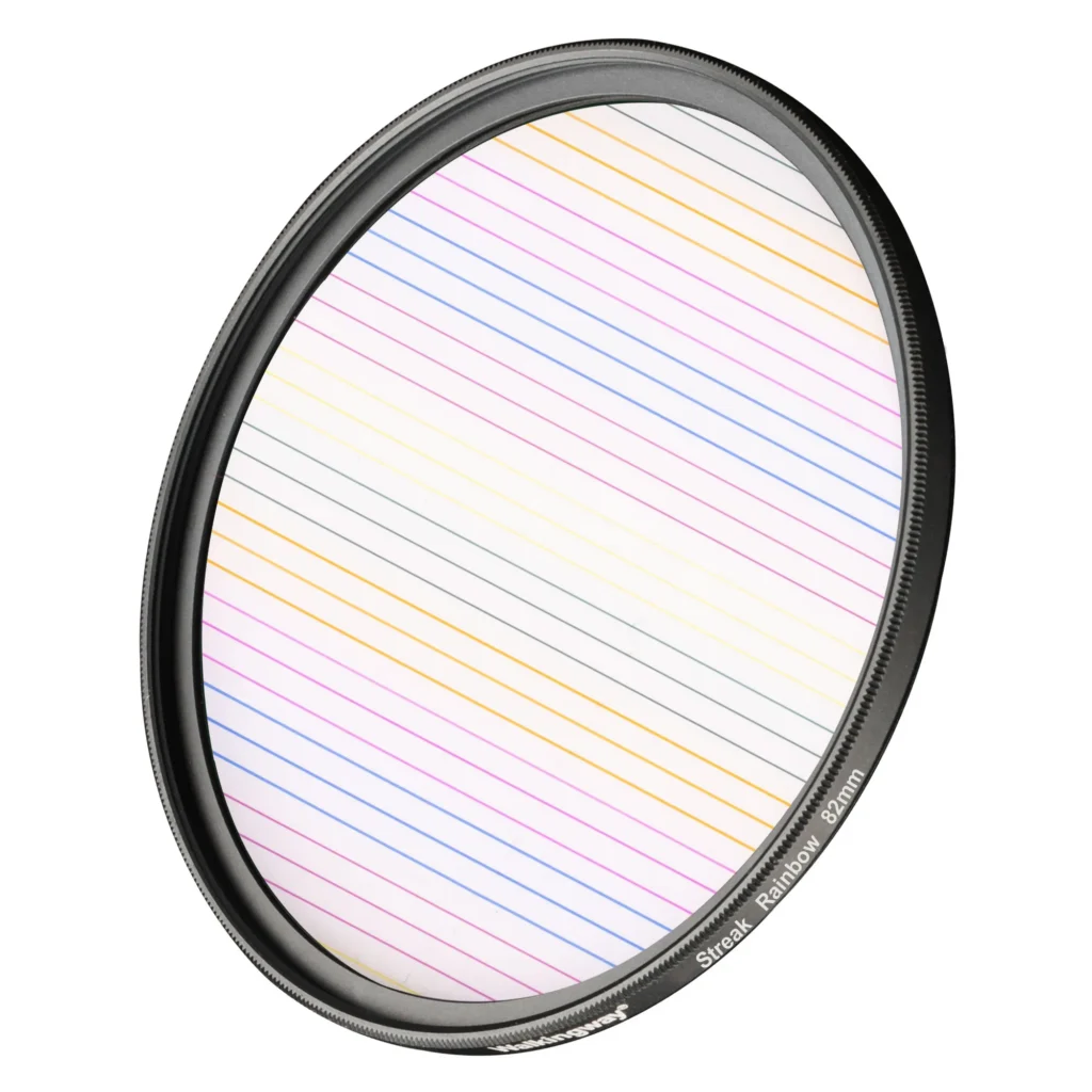 Walkingway Streak Rainbow Flare lens Filter Colorful Cinematic 49 52 55 58 62 67 72 77 82MM Camera Filter for Camera — Walkingway
