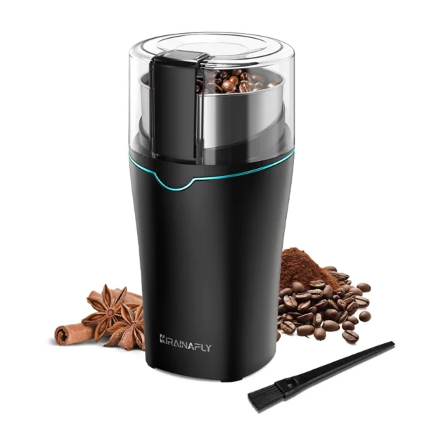 Professional Coffee Grinder with Removable Stainless Steel Cup Coffee Beans Grinder for Spices Herb Grain Mill for Kitchen 300W — Professional