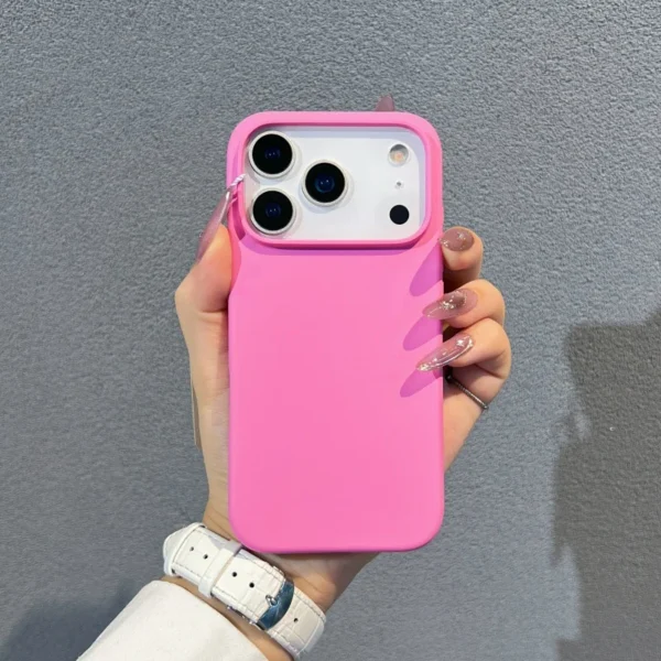 Fundas Silicone Case for iphone 17 pro max screen protector Shockproof Liquid Silicon Protective Phone Back Cover for iphone 17 — Fundas