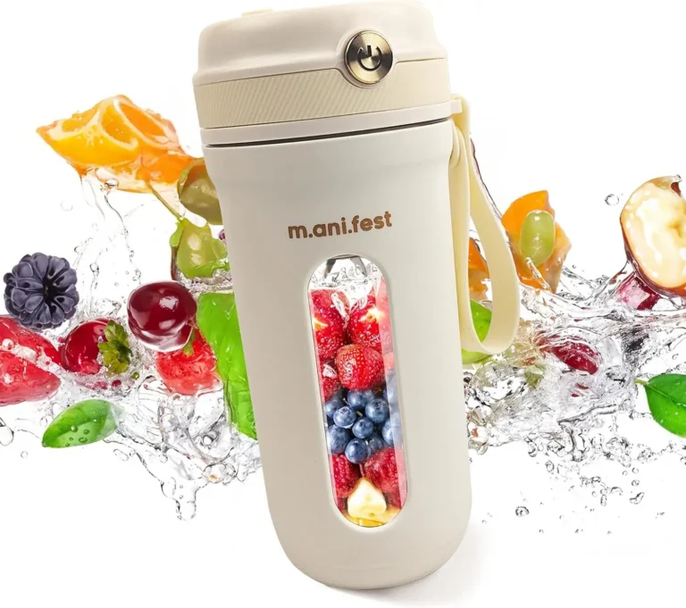 Portable USB-C Blender 350ml, Fast Charging Mini Juicer for Smoothies On-the-Go, White — Portable