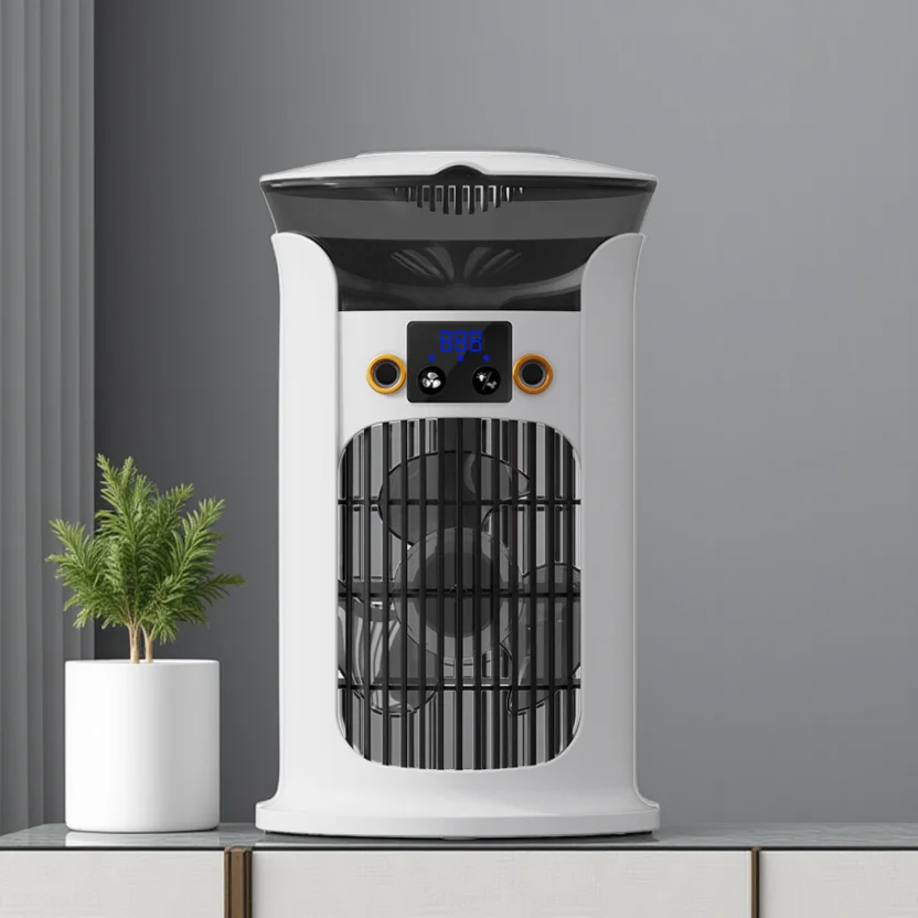 Portable Desktop Cold Air Fan USB Mini Home Use Multi-Function Air Conditioner Fan for Personal Cooling — Portable
