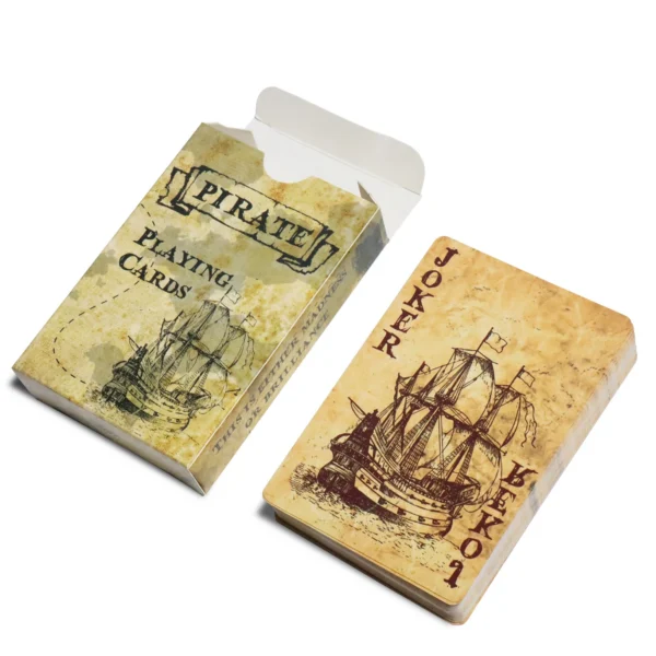 Pirate King Playing Cards Vintage Stype Bridge Card Deck 60x90mm Poker Board Game Cartes — Pirate