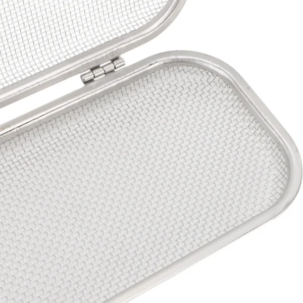 304 Stainless Steel Dishwasher Basket Fine Mesh Mesh Drain Chopstick Basket Rectangular Easy To Clean Cutlery Holder — Generic