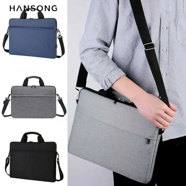 Business Laptop Bag Case Shoulder Tote Bag Notebook Bag Briefcase For 13-15.6-Inch Macbook Air Pro HP Huawei Asus Dell handbag — Huawei
