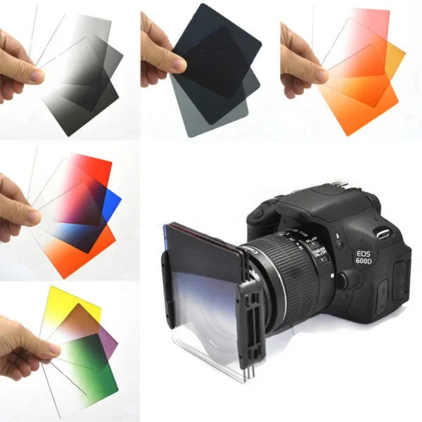 Colors Cokin P Series with square full Grad Graduated color Filter for Canon Nikon Sony Camera Dslr — Sony