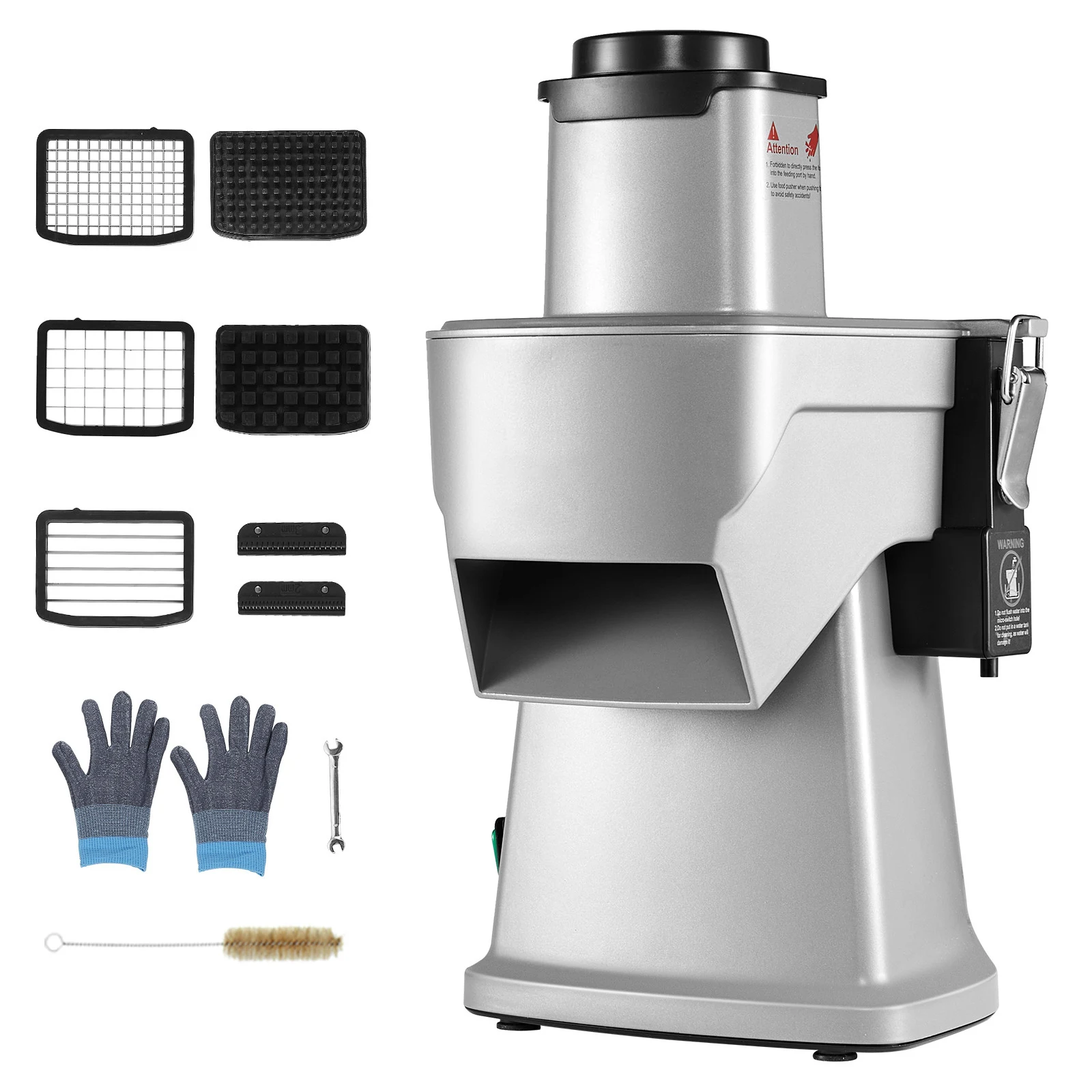 S275bf97b3fe341a498e4b0d8d89048a37.webp SucceBuy Electric Vegetable Slicer 4 in 1 Multifunctional Food Cutter Vegetable Chopper for Slicing Shredding Dicing Slitting — SucceBuy