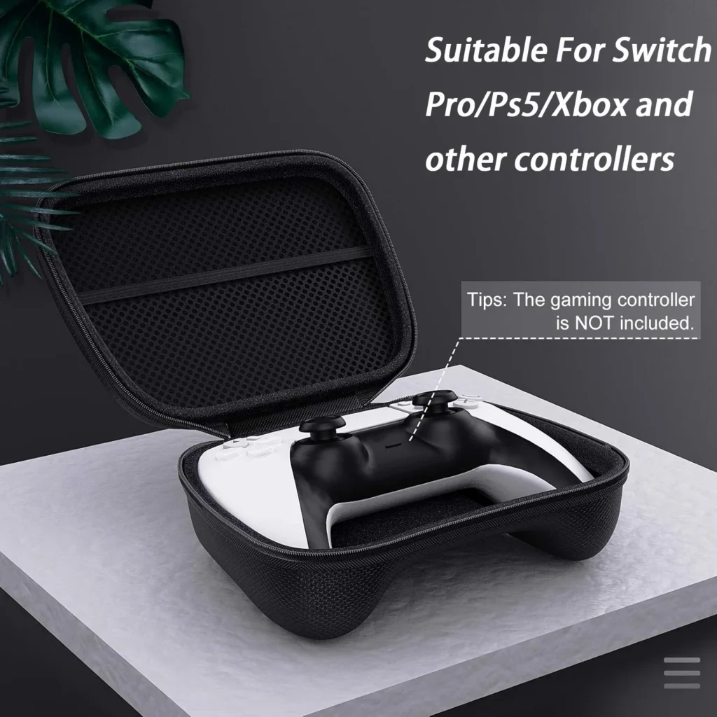 EVA Hard Shell Gaming Controller Case Waterproof Shockproof for Nintendo Switch Pro PS5 PS4 Xbox Series X/S Travel Carrying Bag — EVA