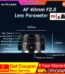 `7artisans AF 40mm F2.5 Full Frame Lens Auto Focus Large Aperture Lens for Sony E A6700 A7 V A7C II ZV-E1 A7R V Vlog Lens — Sony