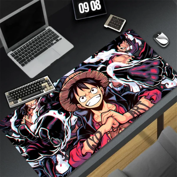 Mouse Pad Laptop Accessories Gamer Rug Japan Anime Luffy Keyboard Pad One Piece HD Print Desk Mat Office Carpet Gaming Mouse Mat — Mouse